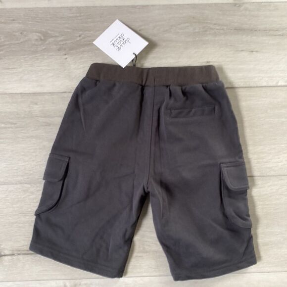 Deuse Nar deuse Boys Sweatshorts Gray‎ Pinstripe 7 NWT in packaging - Picture 4 of 5